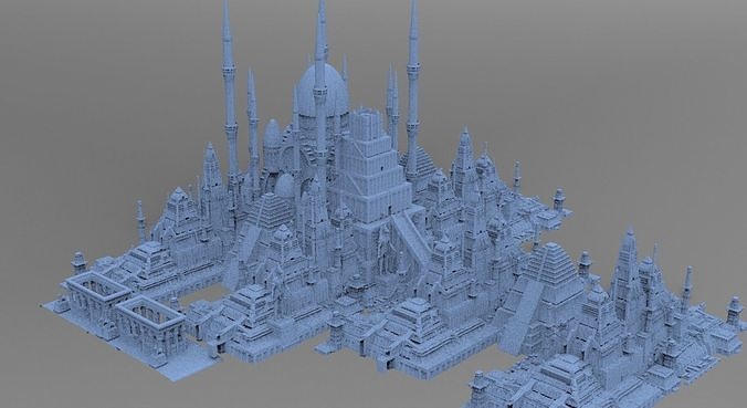 Kingdom of Heaven Architecture  3D model