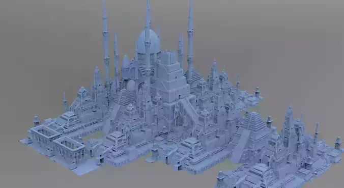 Kingdom of Heaven Architecture  3D model