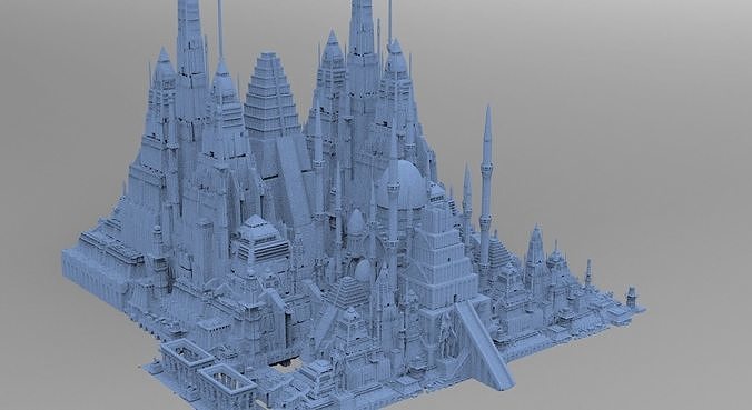 Kingdom of Heaven Architecture 2 3D model