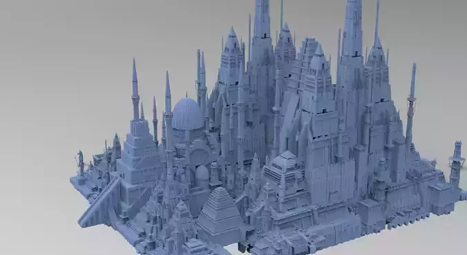 Kingdom of Heaven Architecture 2 3D model