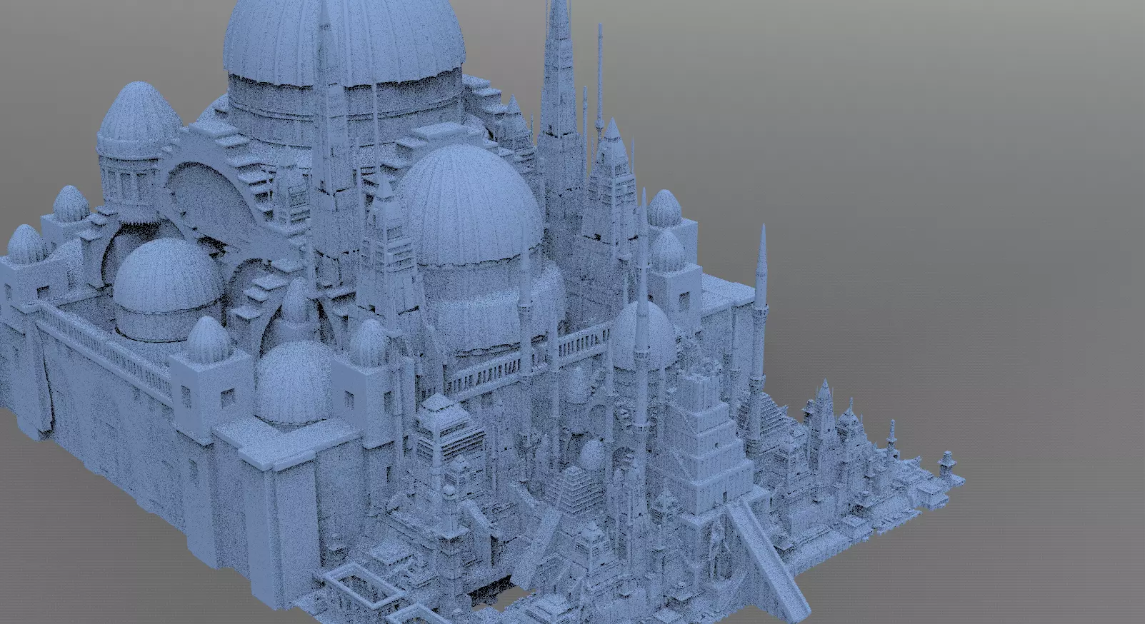 Kingdom of Heaven Palace 3D model_0
