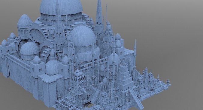 Kingdom of Heaven Palace 3D model