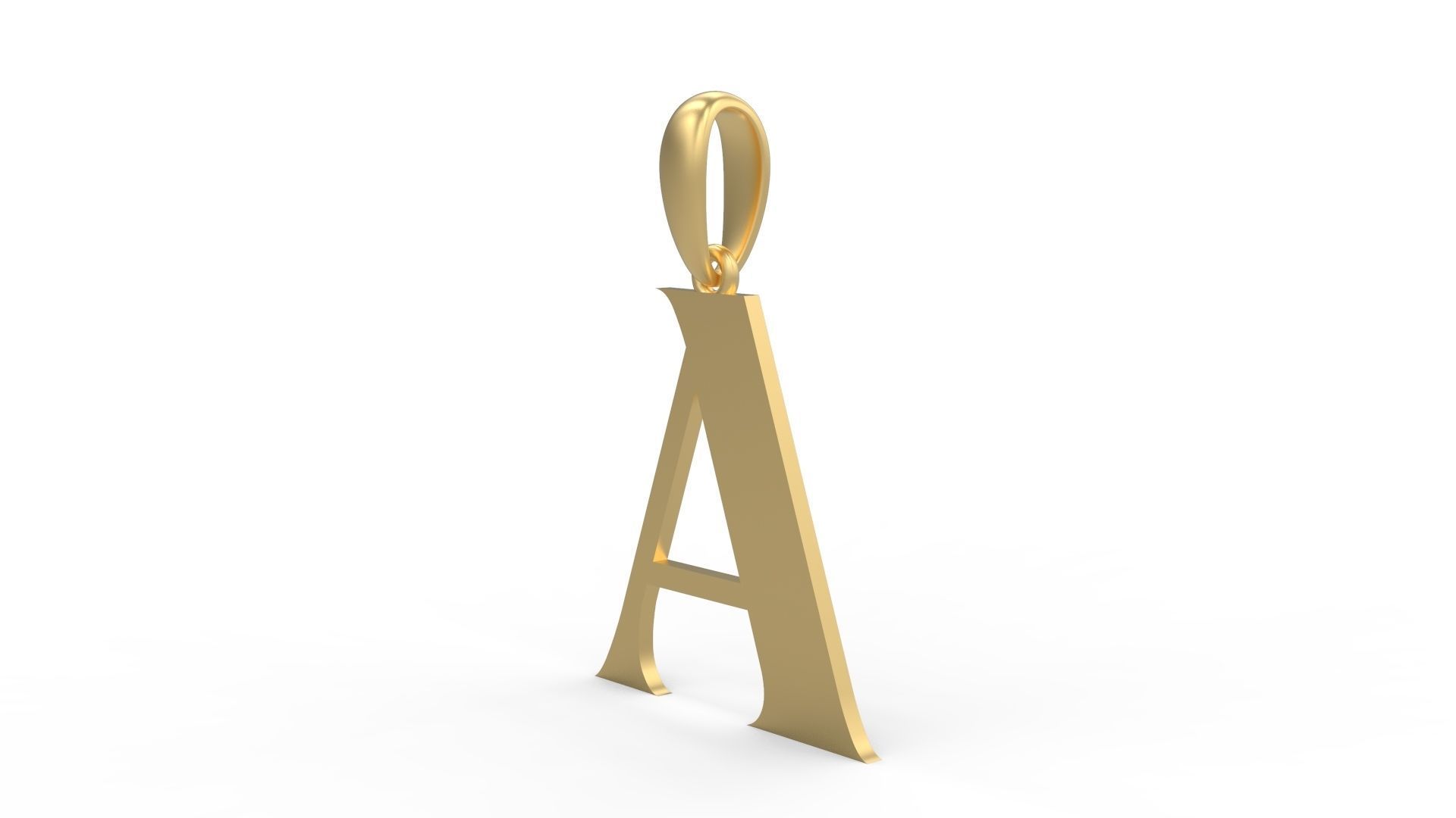 Initial Letters Pendant EVAGR5ANDE A 3D print model_1