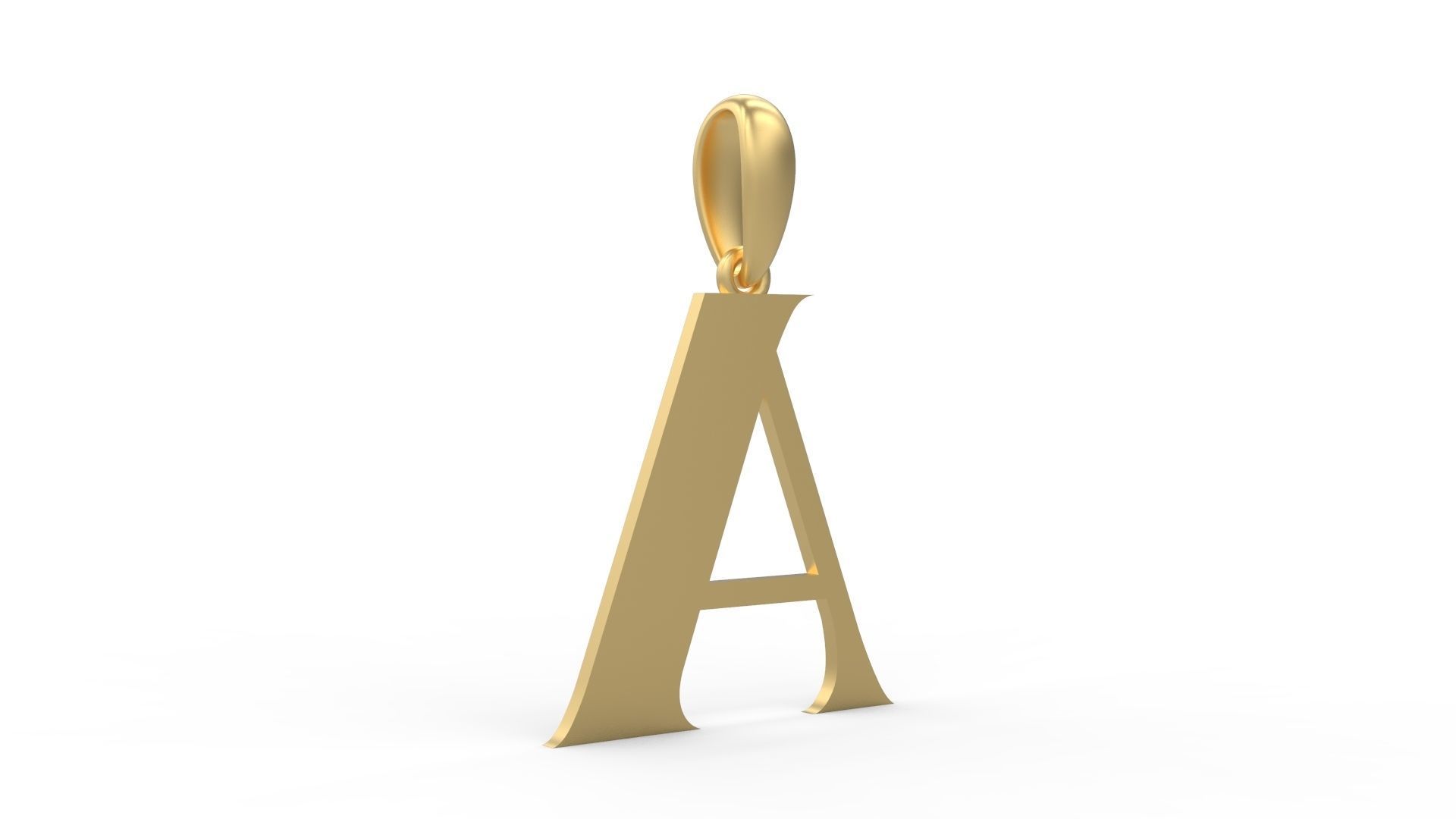 Initial Letters Pendant EVAGR5ANDE A 3D print model_3