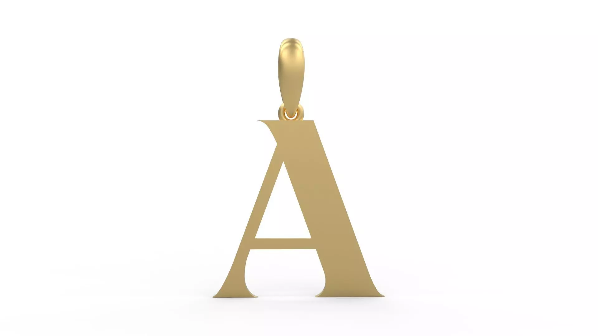 Initial Letters Pendant EVAGR5ANDE A 3D print model_0