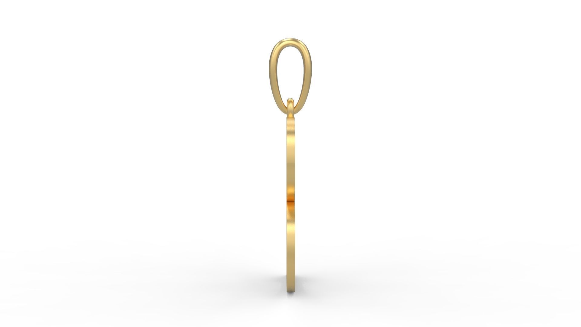 Initial Letters Pendant EVAGR5ANDE B 3D print model_2