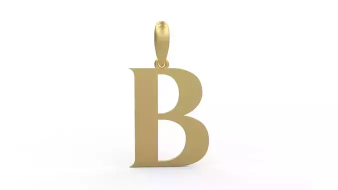 Initial Letters Pendant EVAGR5ANDE B