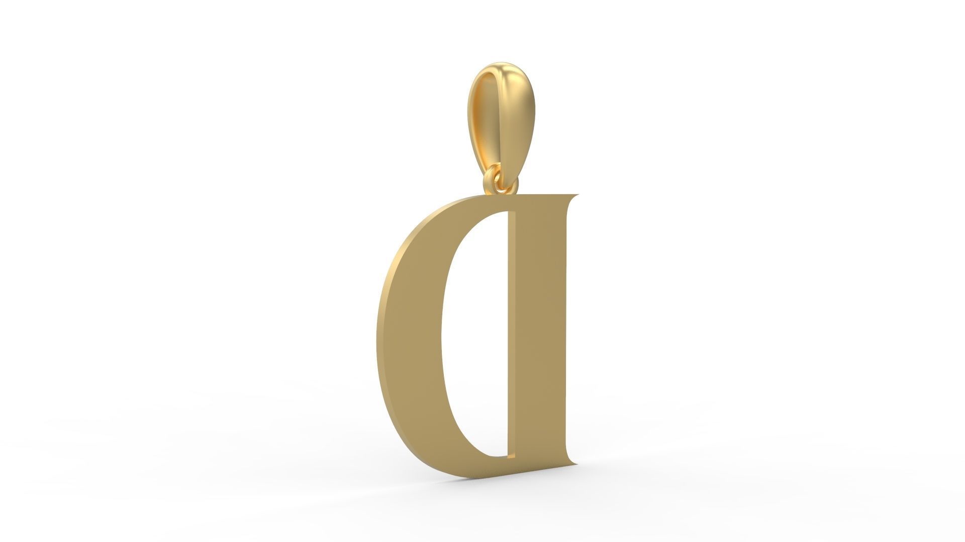 Initial Letters Pendant EVAGR5ANDE D 3D print model_3