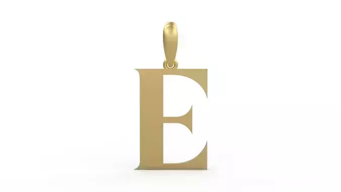 Initial Letters Pendant EVAGR5ANDE E