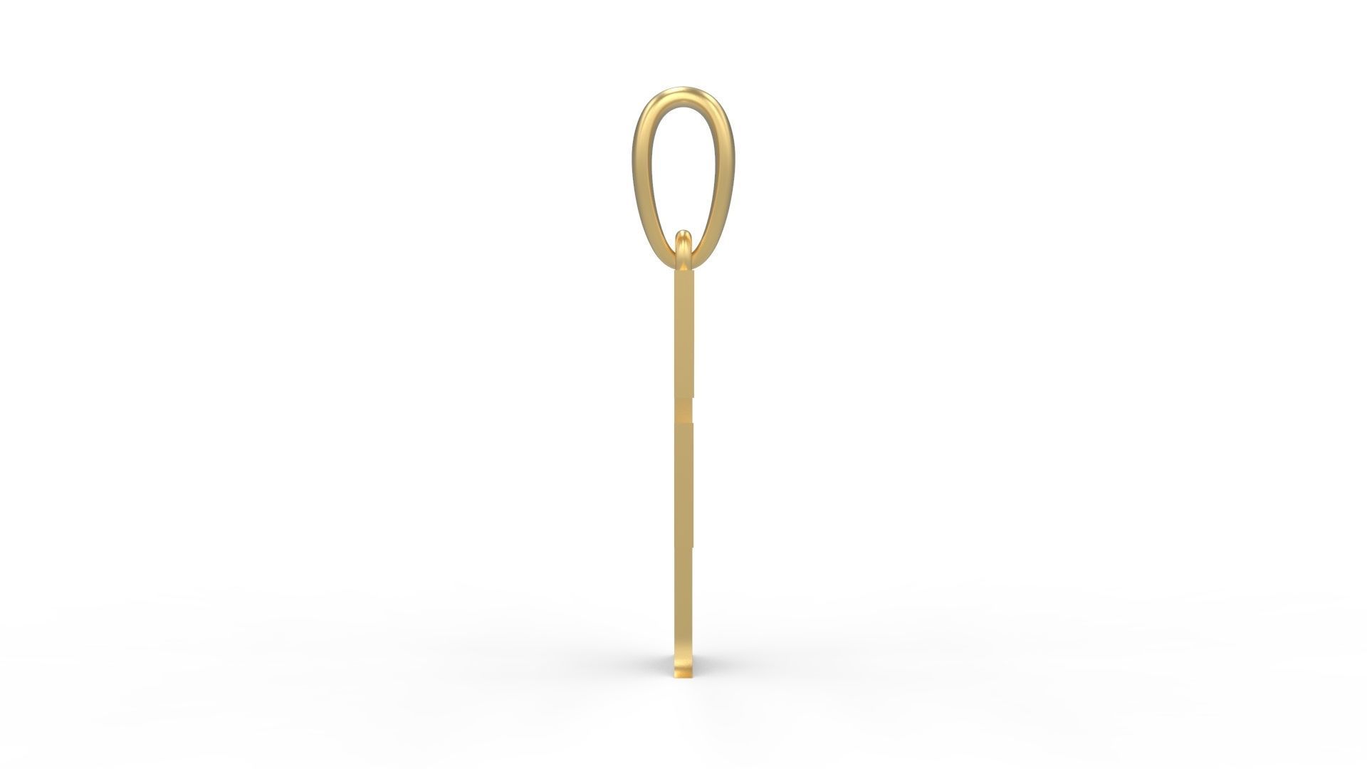 Initial Letters Pendant EVAGR5ANDE F 3D print model_2