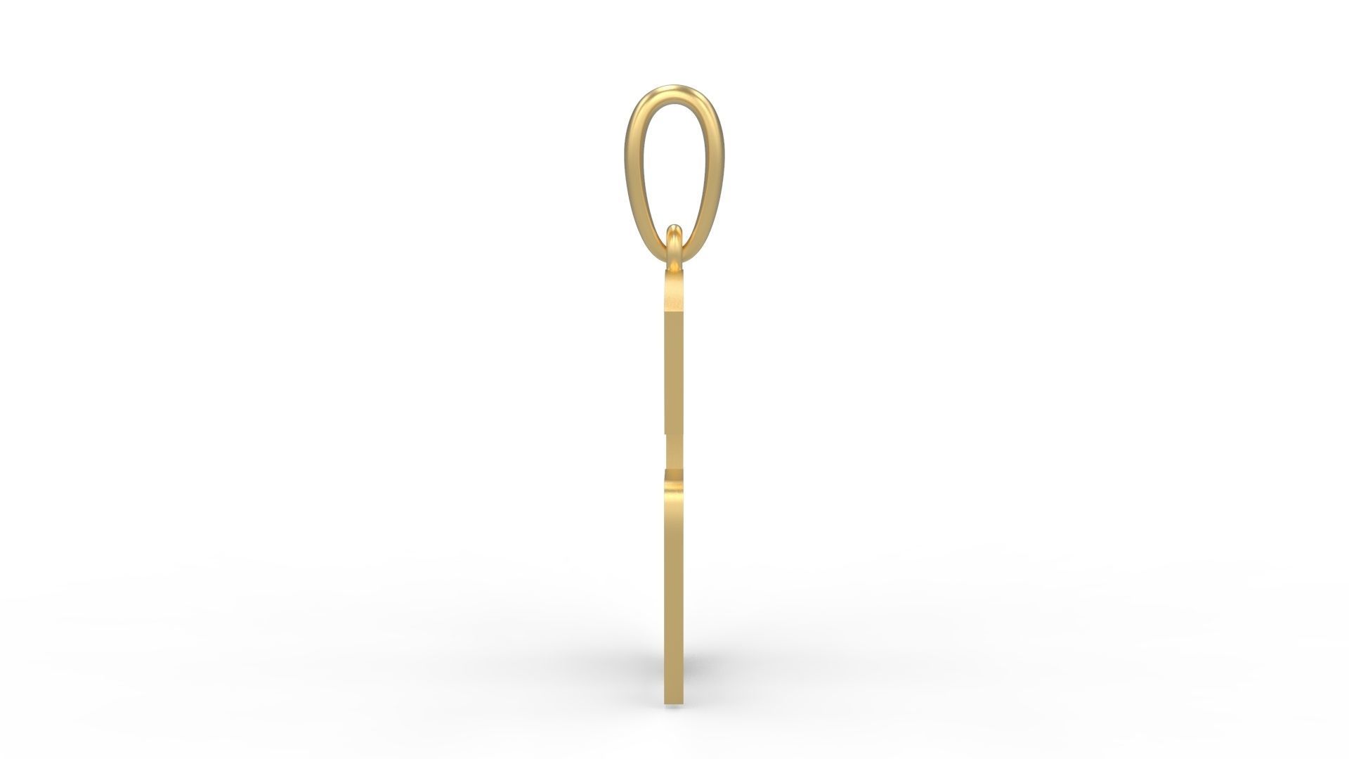 Initial Letters Pendant EVAGR5ANDE G 3D print model_2