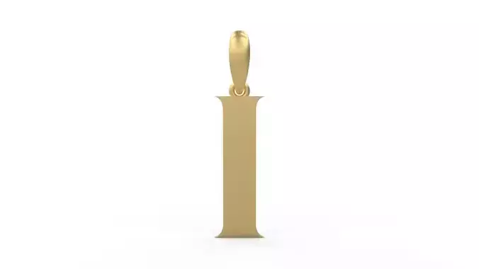 Initial Letters Pendant EVAGR5ANDE I