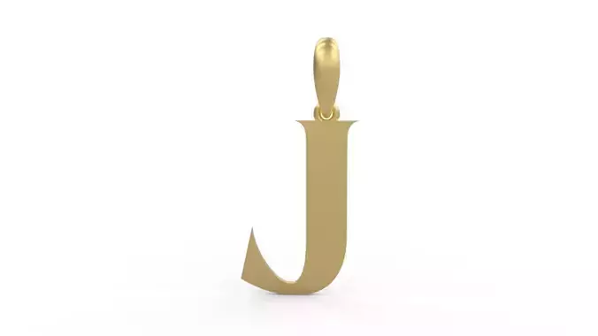 Initial Letters Pendant EVAGR5ANDE J