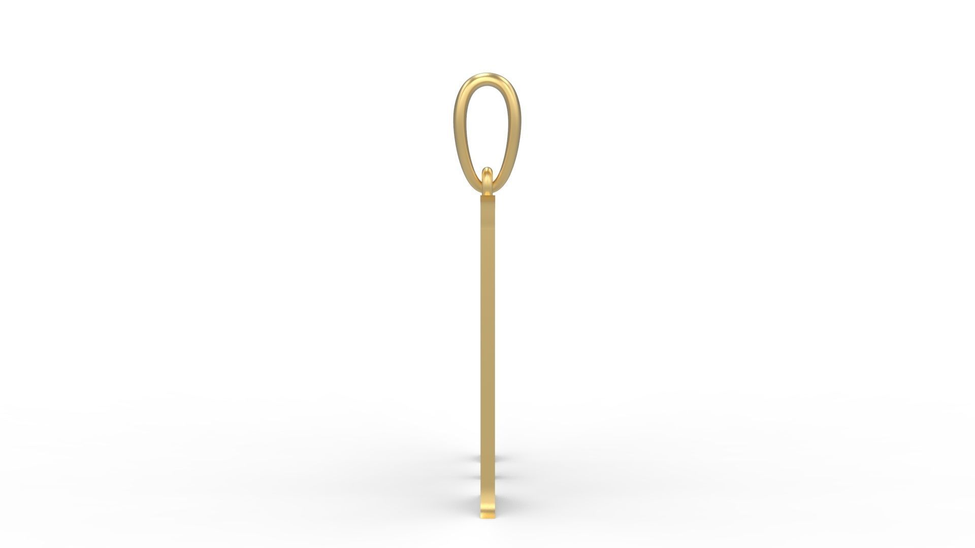 Initial Letters Pendant EVAGR5ANDE M 3D print model_2