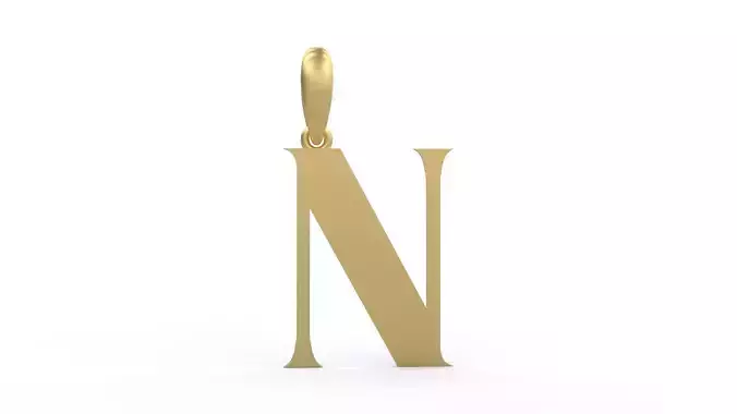 Initial Letters Pendant EVAGR5ANDE N