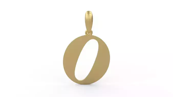 Initial Letters Pendant EVAGR5ANDE O