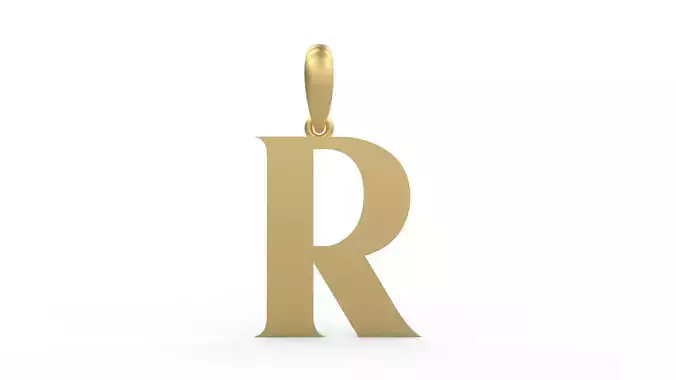 Initial Letters Pendant EVAGR5ANDE R