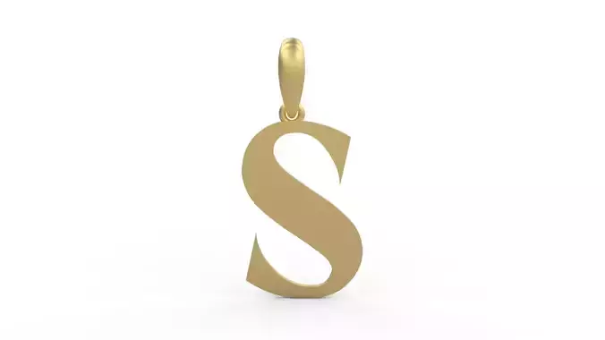 Initial Letters Pendant EVAGR5ANDE S
