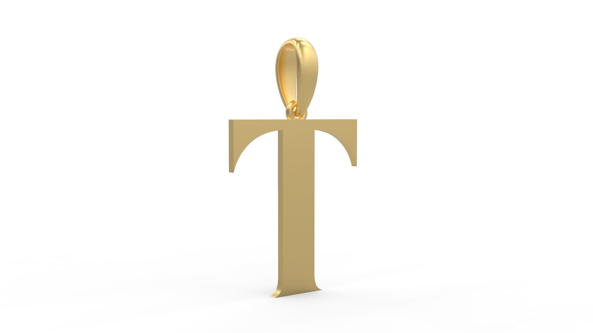 Initial Letters Pendant EVAGR5ANDE T 3D print model_3