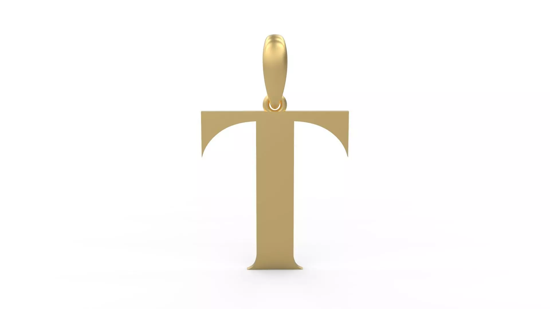 Initial Letters Pendant EVAGR5ANDE T 3D print model_0