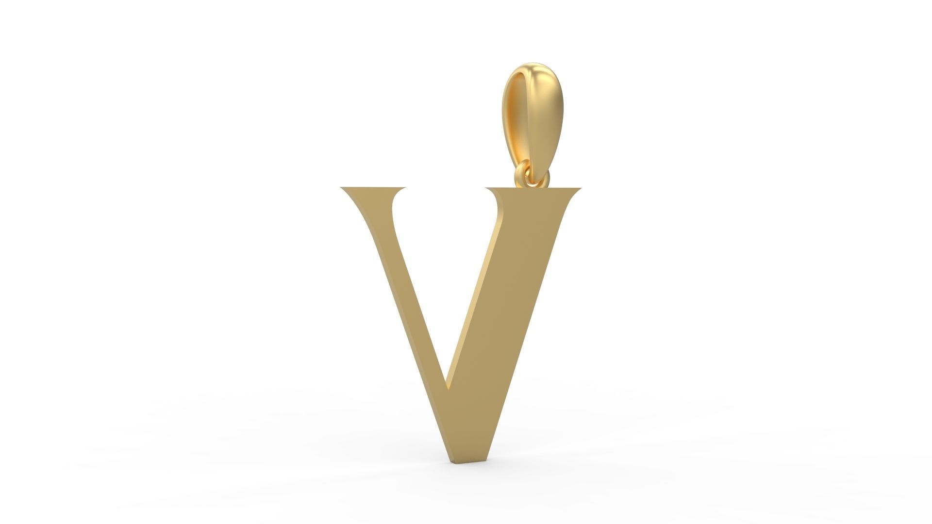 Initial Letters Pendant EVAGR5ANDE V 3D print model_3
