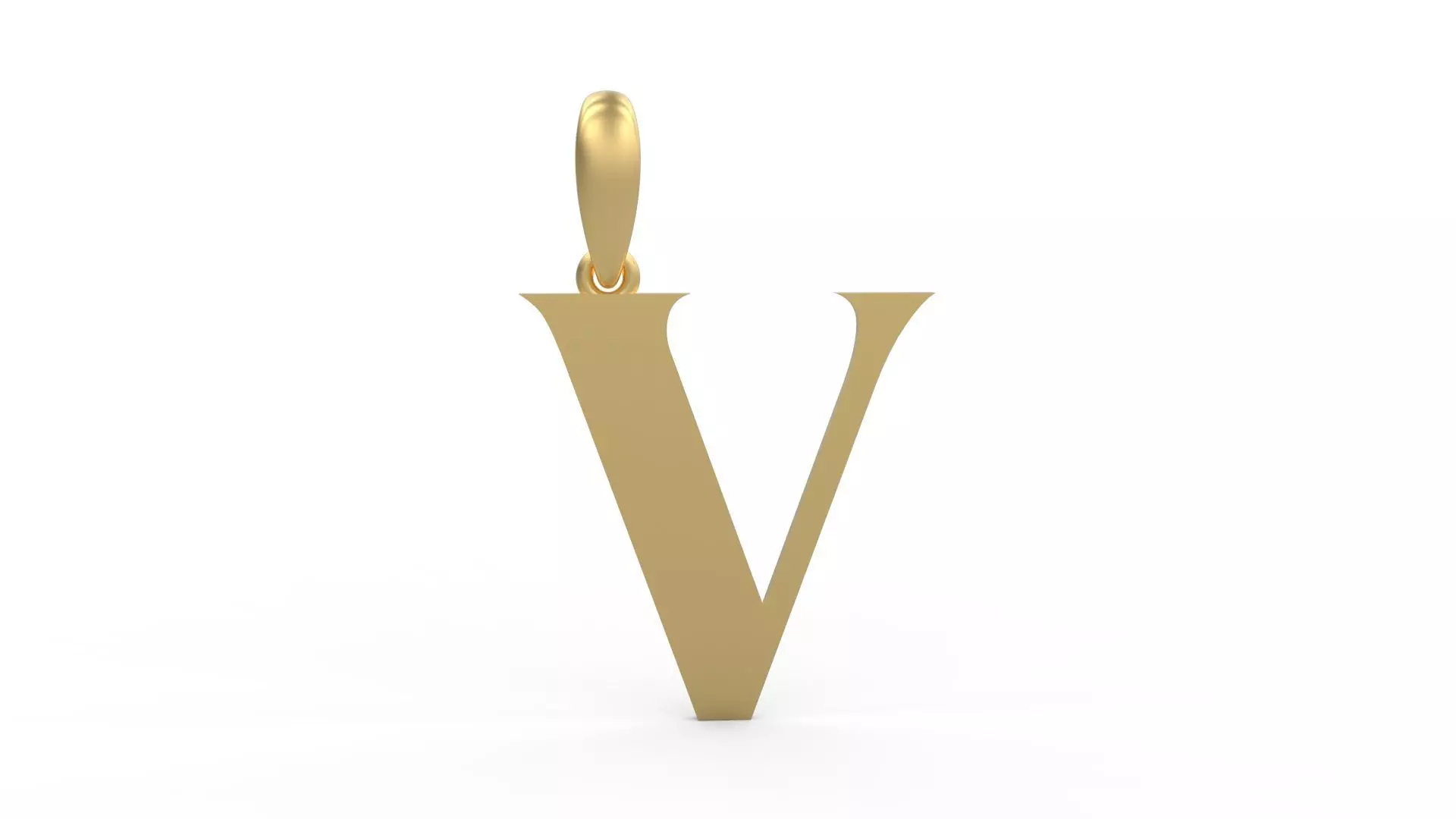 Initial Letters Pendant EVAGR5ANDE V 3D print model_0