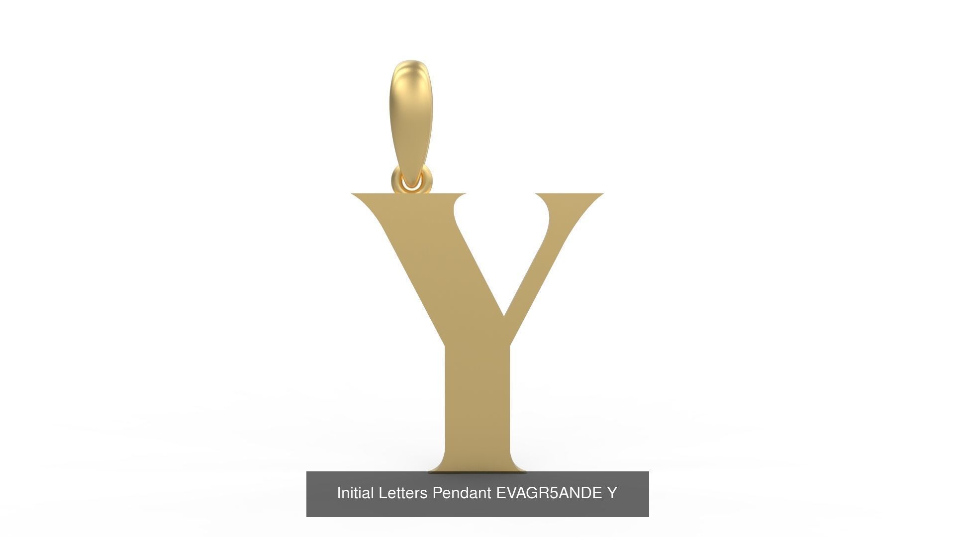 Initial Letters Pendant Alphabets EVAGR5ANDE 3D Model Collection_27