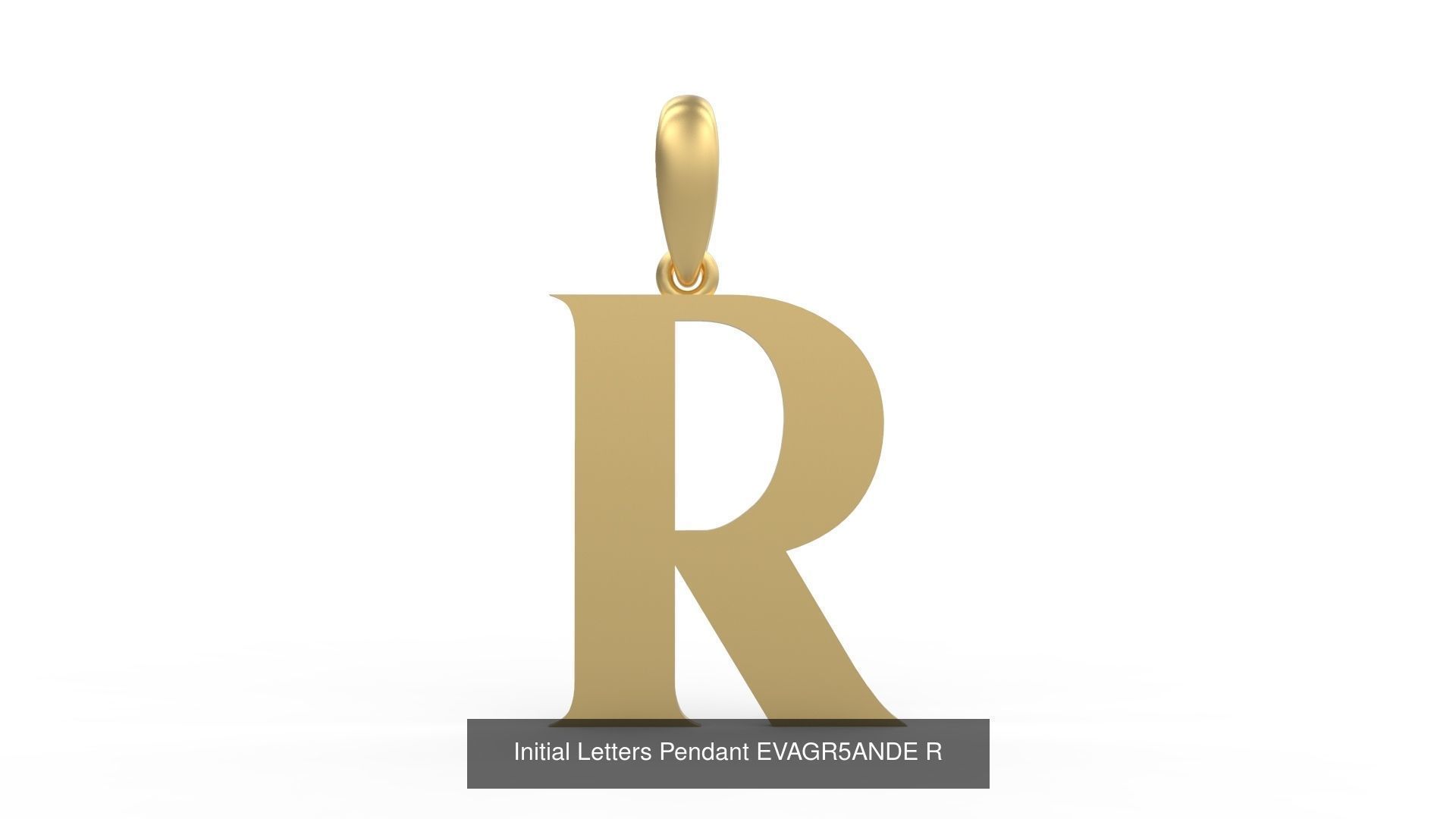 Initial Letters Pendant Alphabets EVAGR5ANDE 3D Model Collection_20