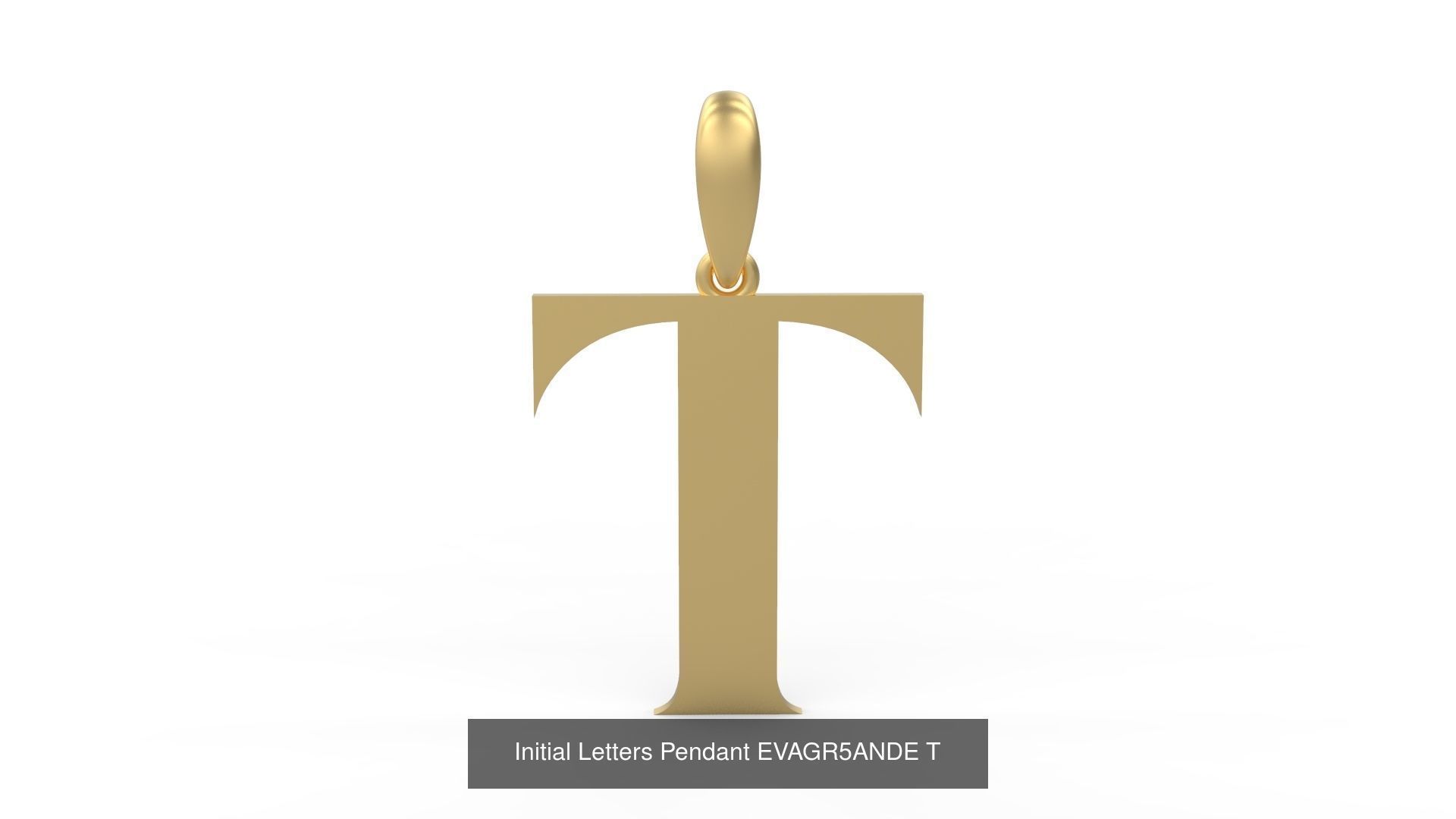 Initial Letters Pendant Alphabets EVAGR5ANDE 3D Model Collection_22