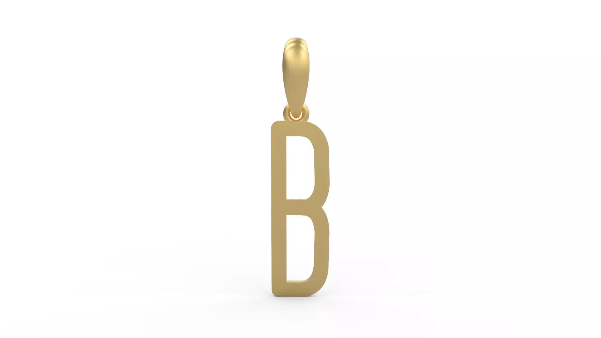 Initial Letters Pendant FRESH BERRIES B 3D print model