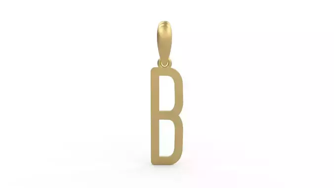Initial Letters Pendant FRESH BERRIES B