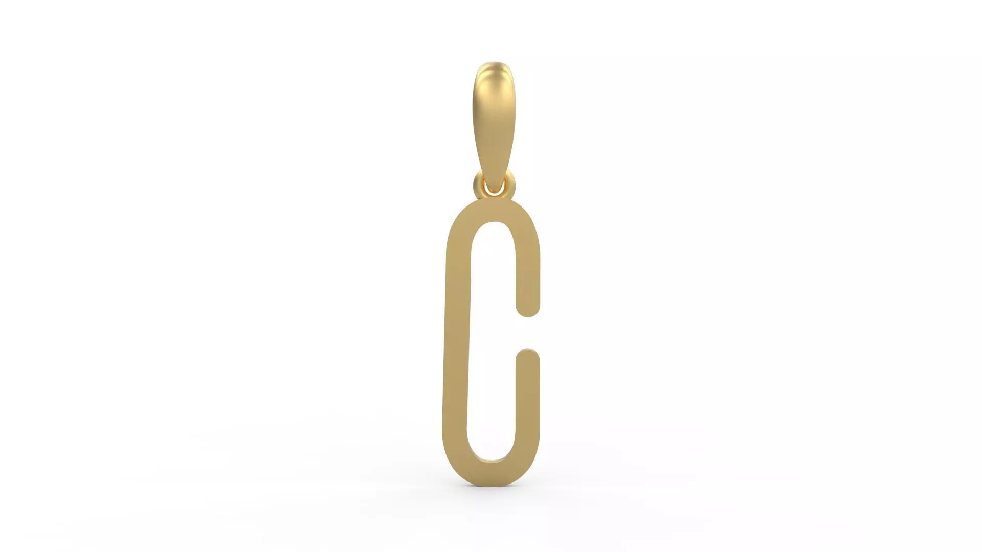 Initial Letters Pendant FRESH BERRIES C 3D print model_0