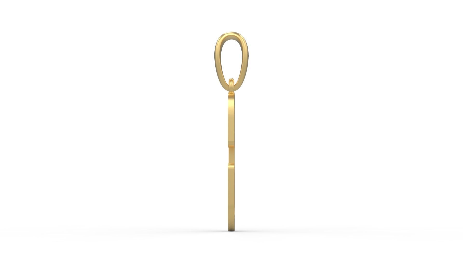 Initial Letters Pendant FRESH BERRIES C 3D print model_2