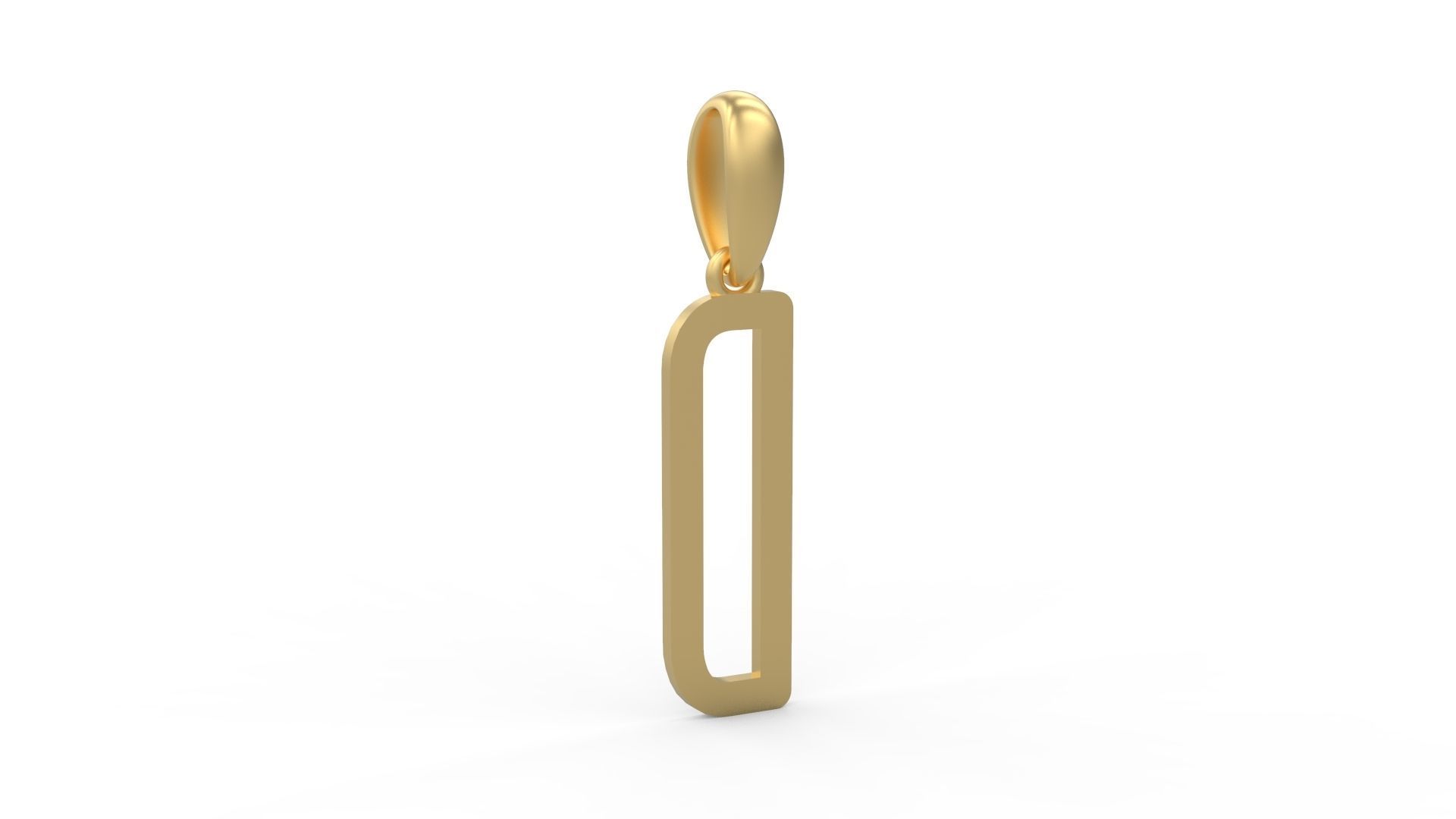 Initial Letters Pendant FRESH BERRIES D 3D print model_3