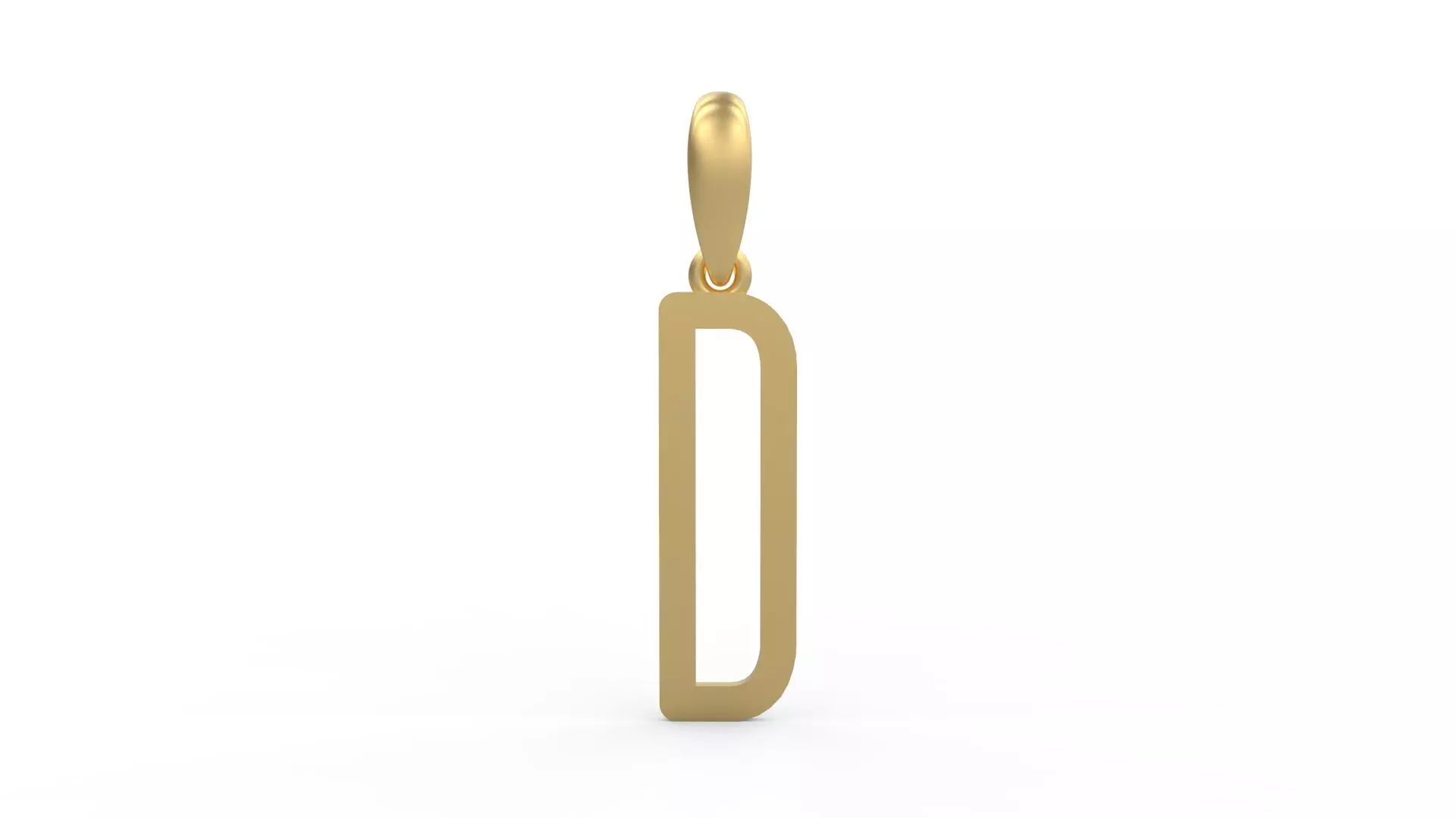 Initial Letters Pendant FRESH BERRIES D 3D print model_0