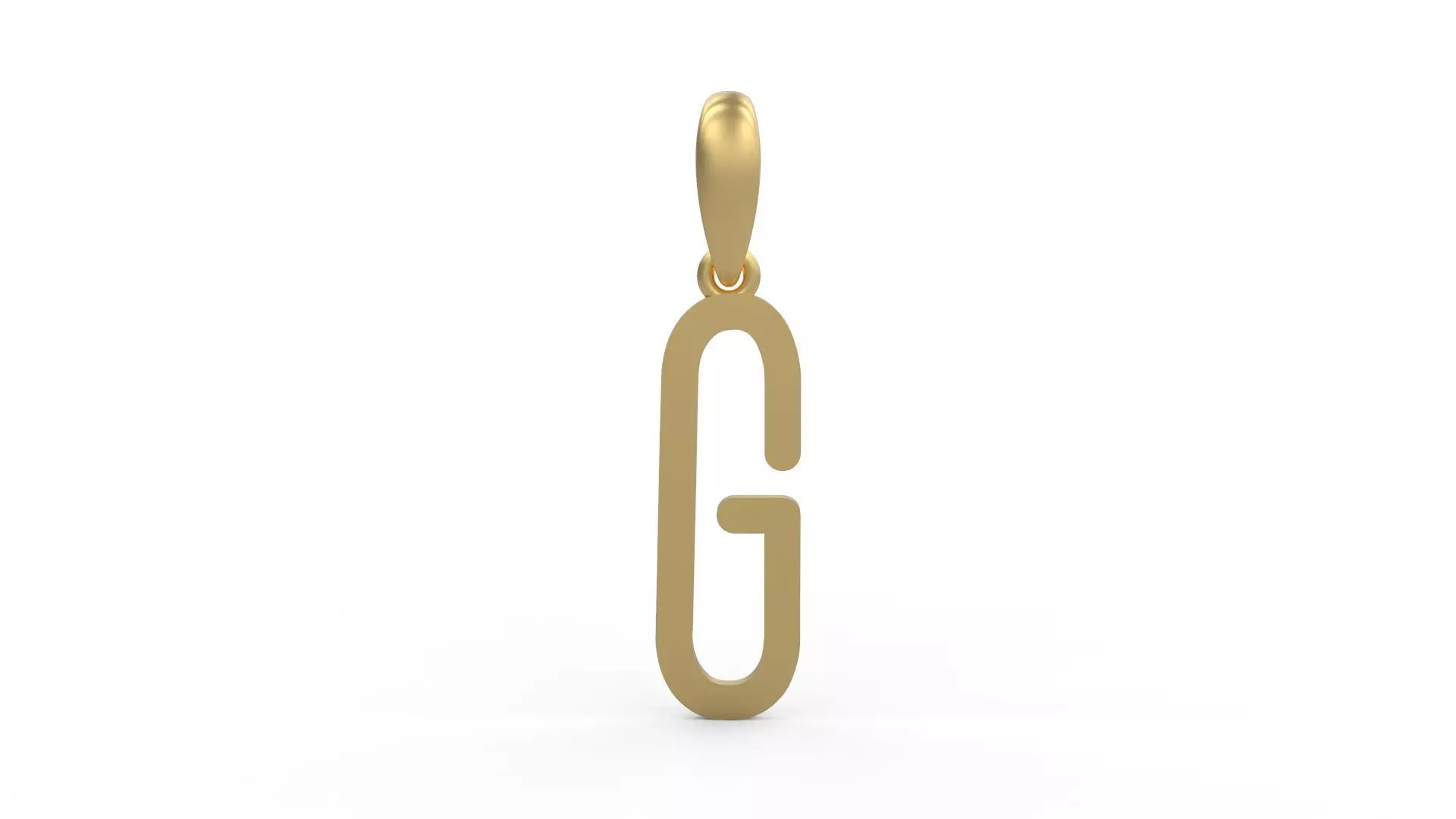 Initial Letters Pendant FRESH BERRIES G 3D print model_0