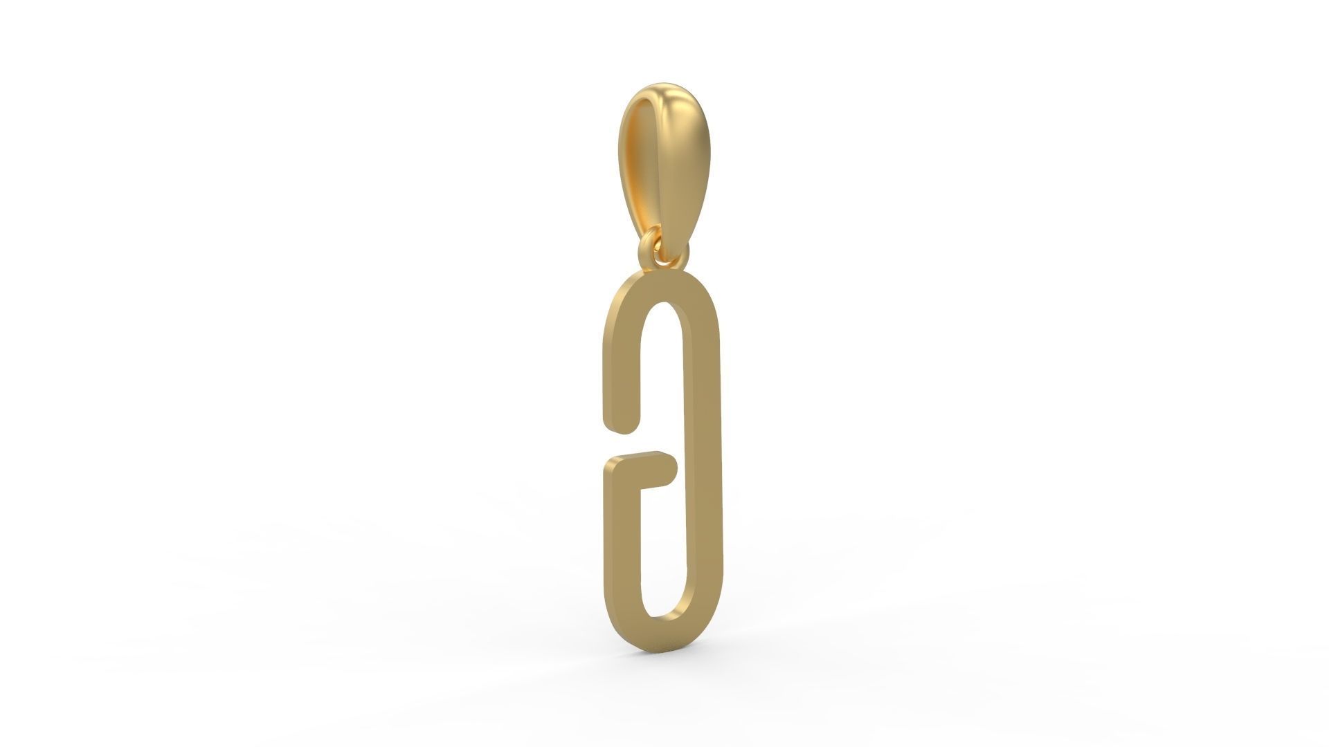 Initial Letters Pendant FRESH BERRIES G 3D print model_3