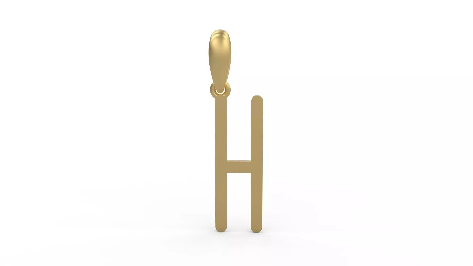 Initial Letters Pendant FRESH BERRIES H 3D print model