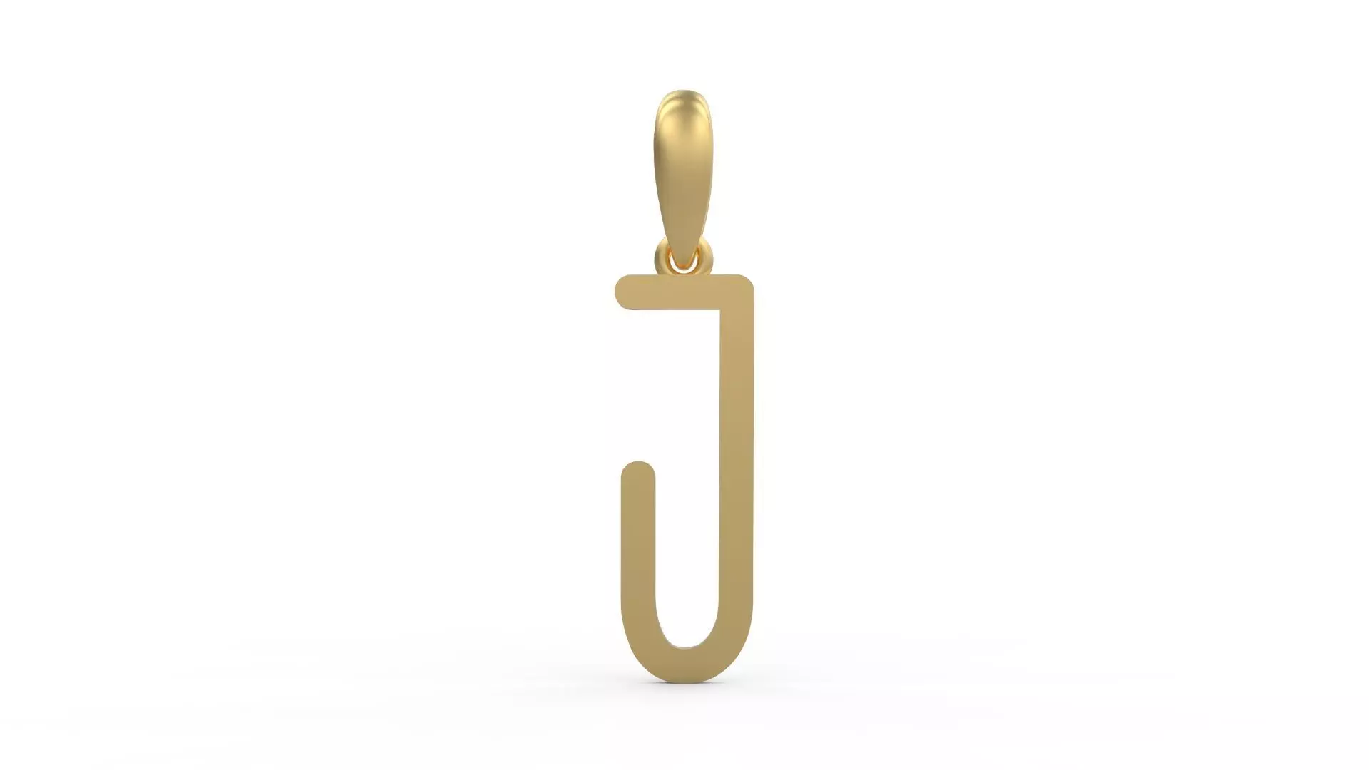 Initial Letters Pendant FRESH BERRIES J 3D print model