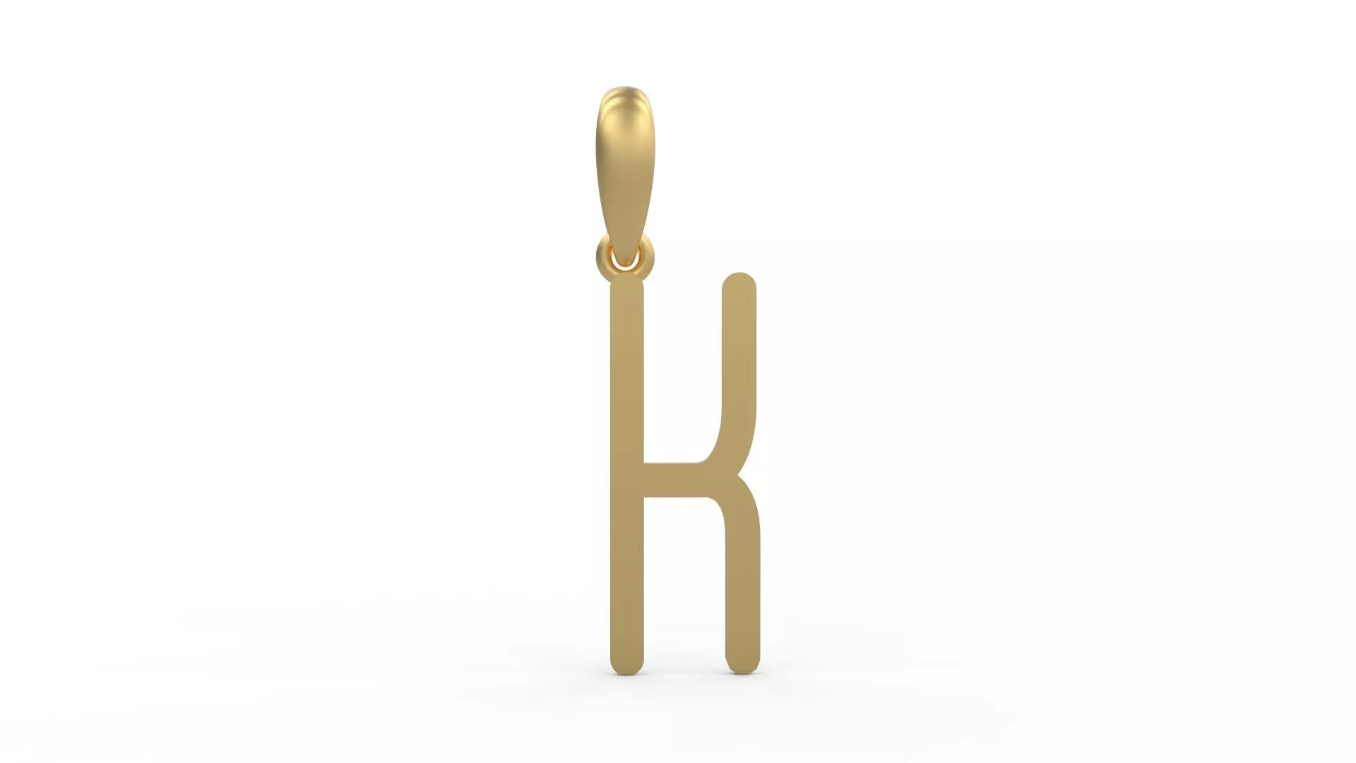Initial Letters Pendant FRESH BERRIES K 3D print model
