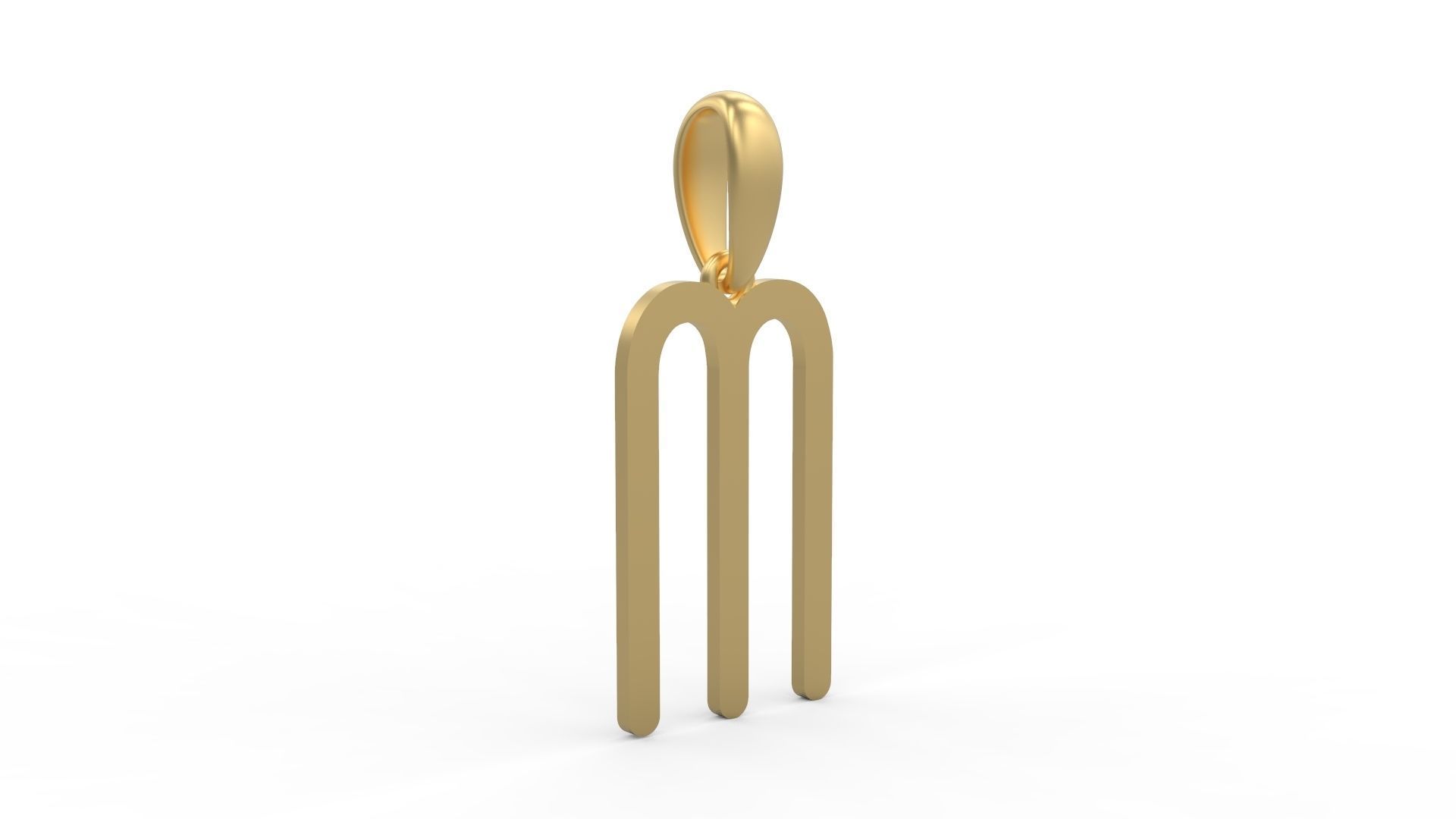 Initial Letters Pendant FRESH BERRIES M 3D print model_3