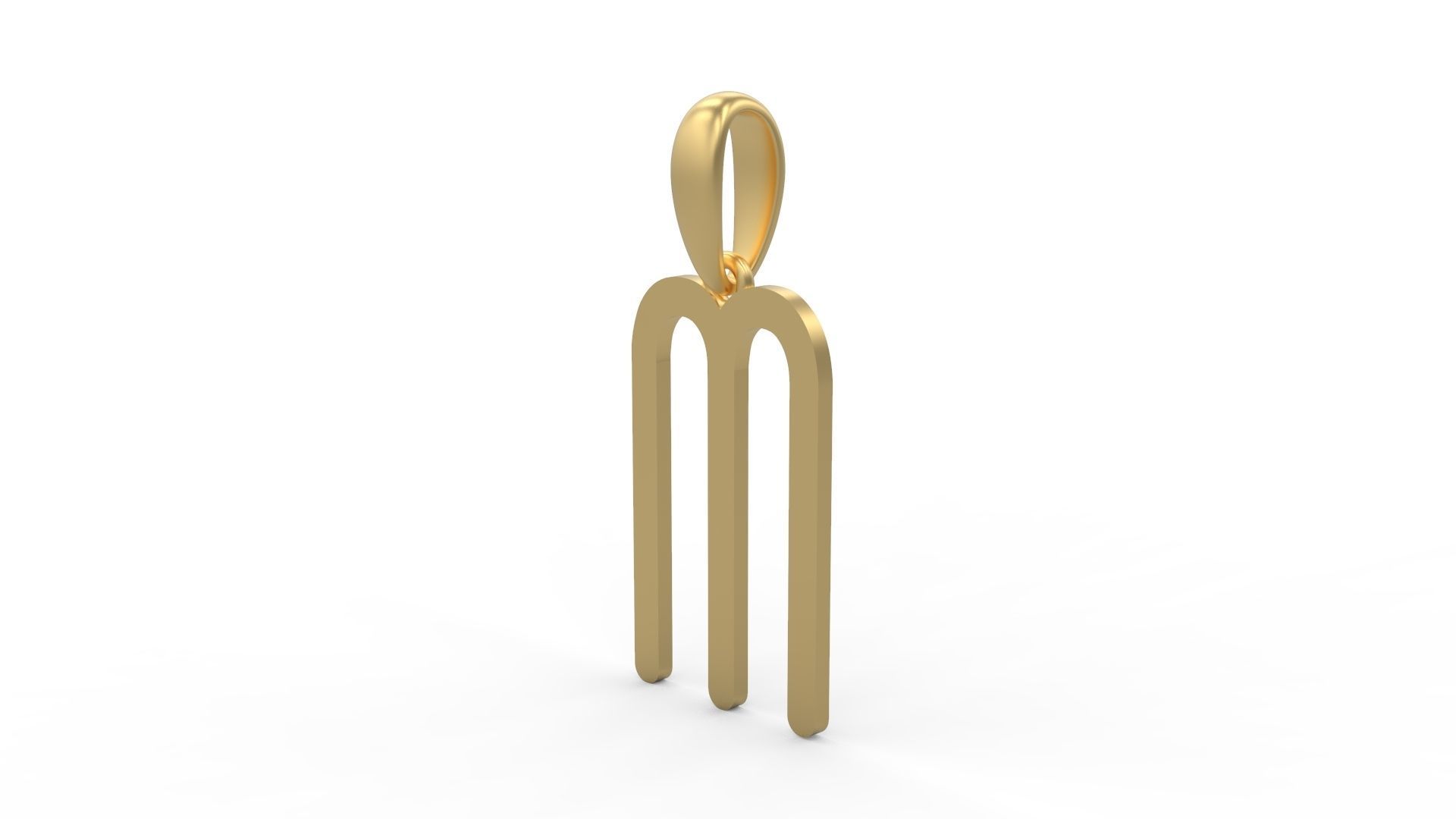 Initial Letters Pendant FRESH BERRIES M 3D print model_1