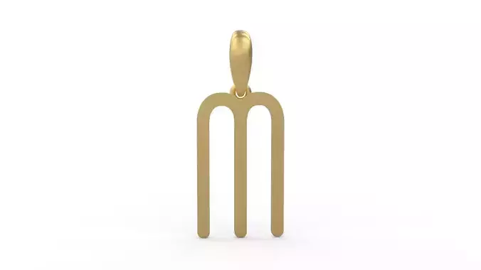 Initial Letters Pendant FRESH BERRIES M