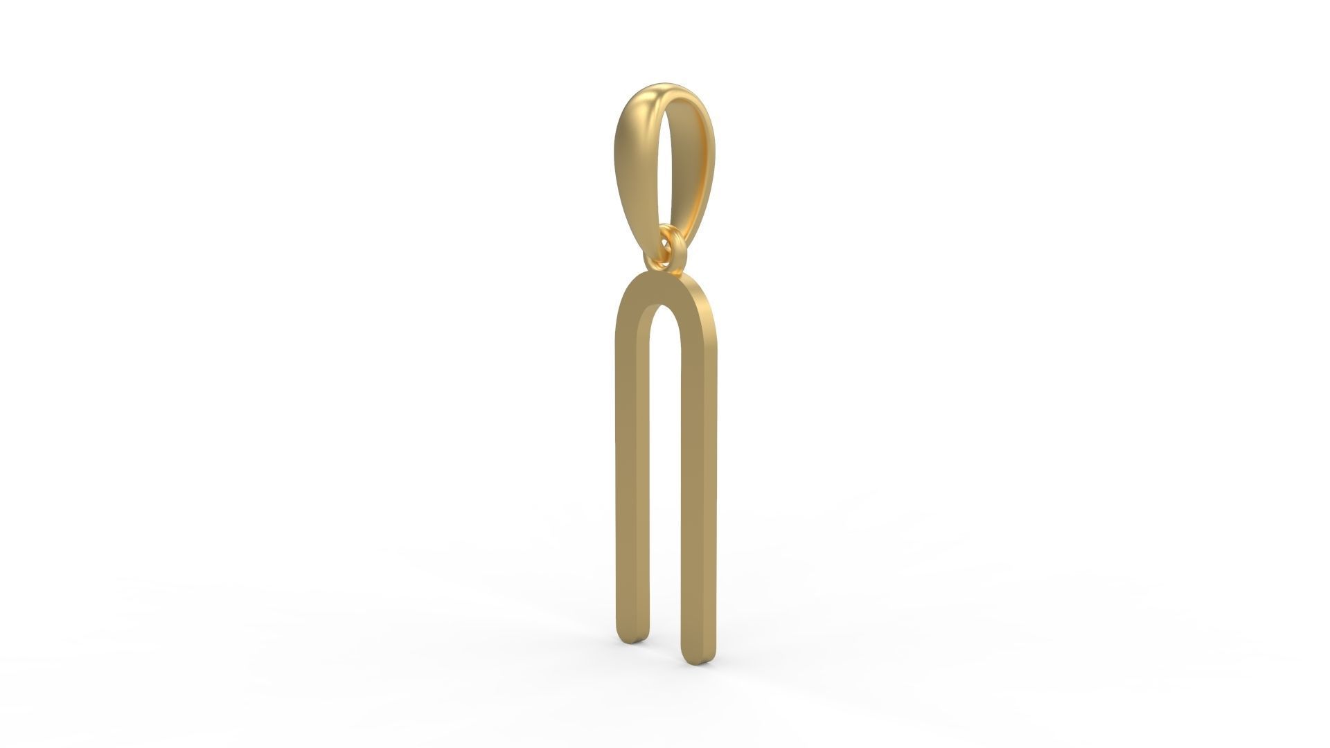 Initial Letters Pendant FRESH BERRIES N 3D print model_1