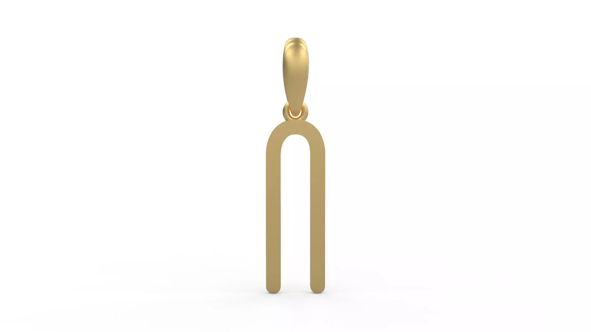 Initial Letters Pendant FRESH BERRIES N 3D print model_0