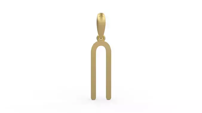 Initial Letters Pendant FRESH BERRIES N