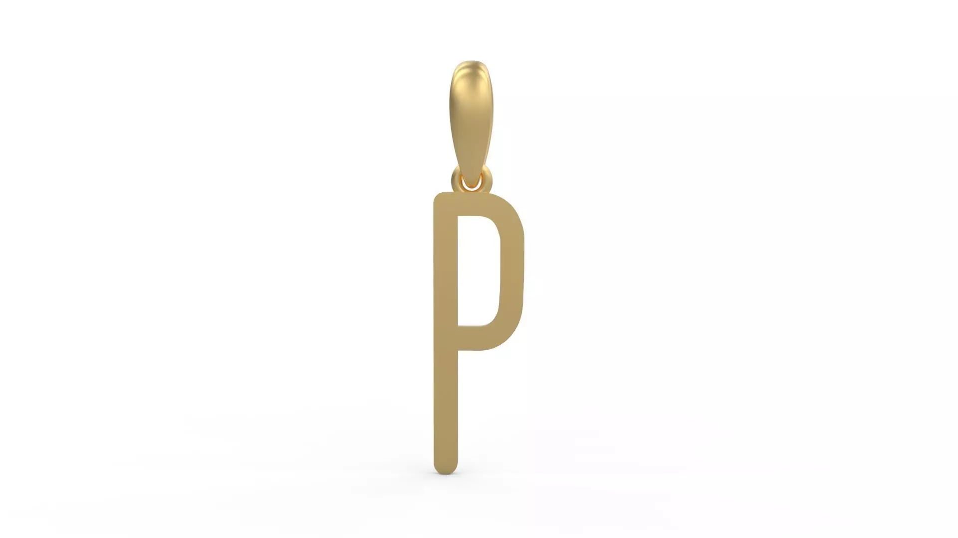 Initial Letters Pendant FRESH BERRIES P 3D print model