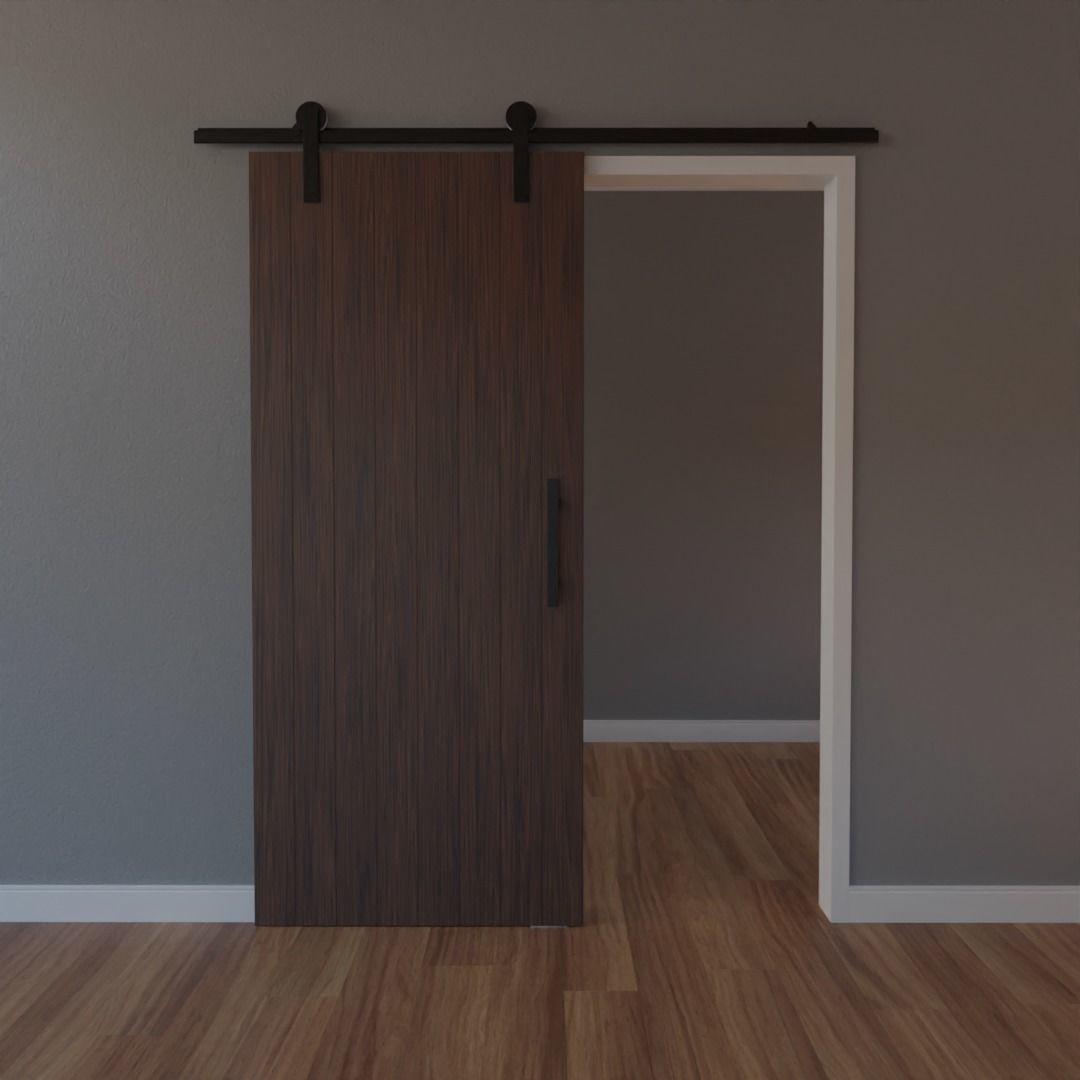 15 Modern Doors 3D model_9