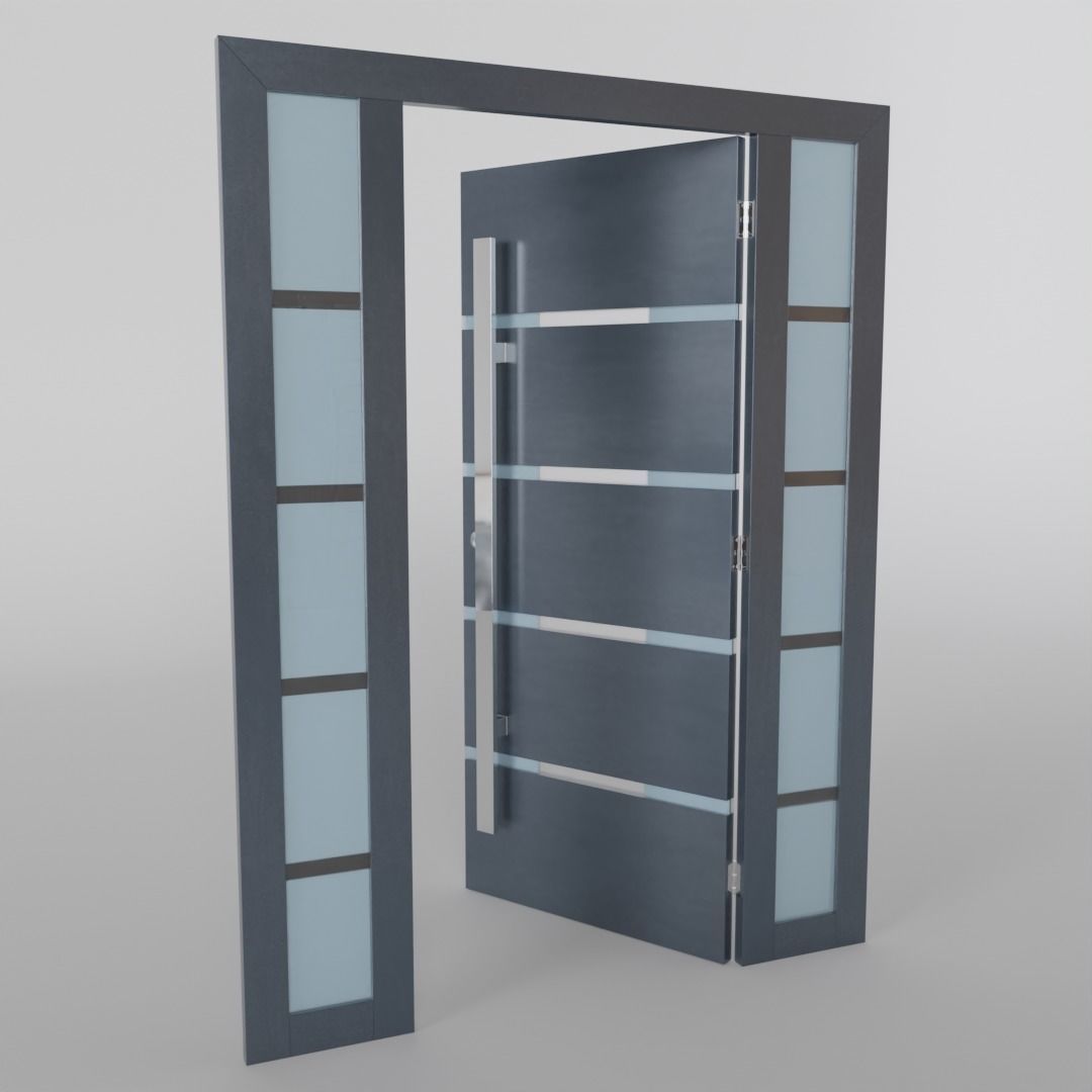 15 Modern Doors 3D model_19