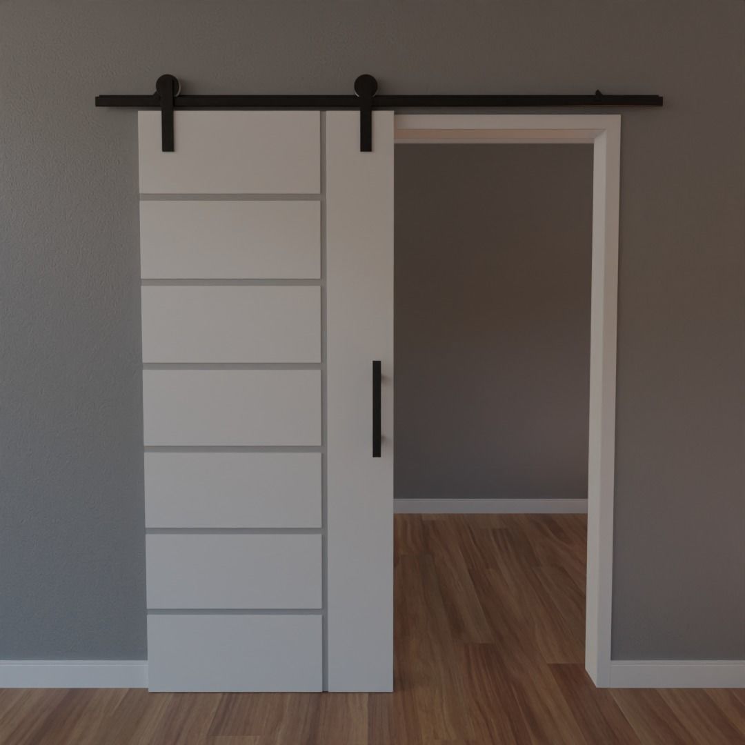 15 Modern Doors 3D model_13